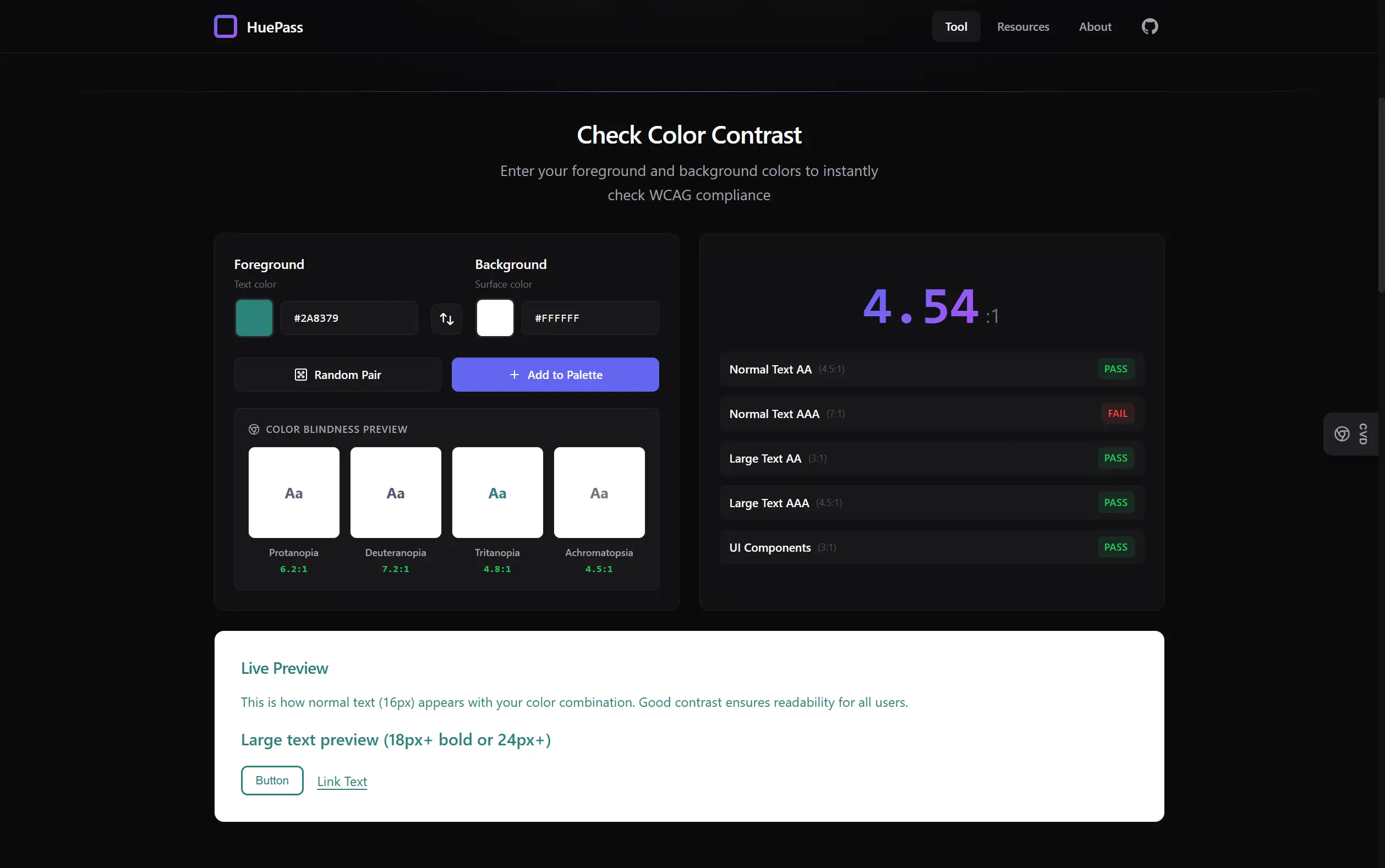 Color picker interface for selecting and adjusting colors
